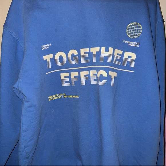 LIMITED EDITION “TOGETHER EFFECT” MAYFAIR GROUP CREW NECK HOODIE - Picture 4 of 12